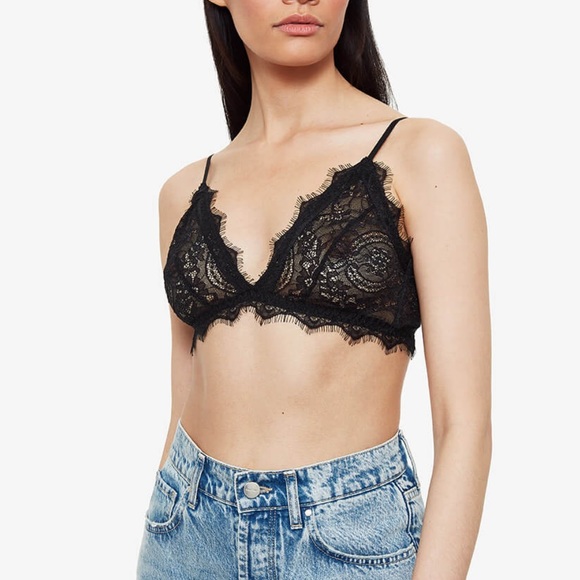 BRAND NEW Anine Bing Lace Bra / Bralette with trim - Picture 3 of 8